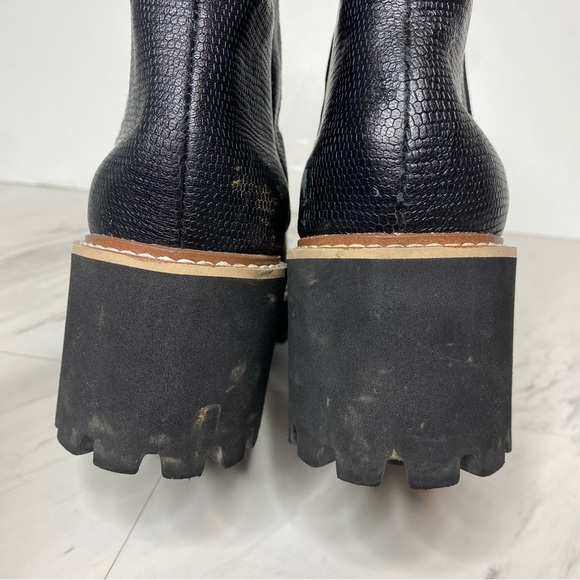 Dolce Vita Huey Black Leather Bootie 9 - Picture 4 of 16